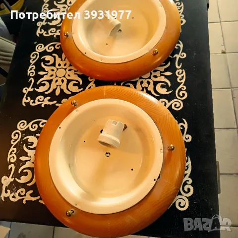 дървена конзола от осветление , снимка 2 - Столове - 48281494