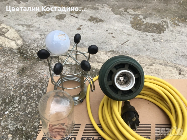 немска , гумирана работна лампа 100 W, снимка 4 - Други инструменти - 54078486