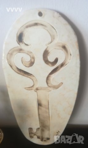 Керамична картина авторска 40/20см, снимка 2 - Картини - 31704804