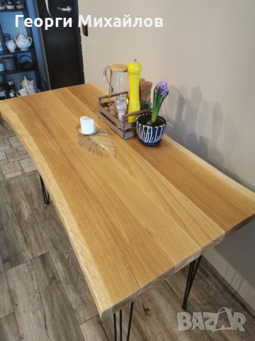 Трапезна маса масив Скандинавски стил / Рустик стил, снимка 11 - Маси - 30484633