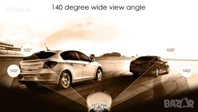 Стилен DVR в златисто или черно с 2,4 инча екран и голям ъгъл на виждане AC81, снимка 11 - Друга електроника - 52814913