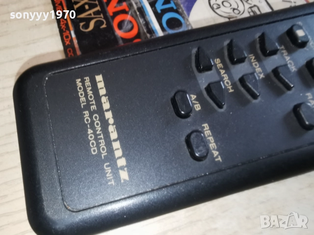 MARANTZ RC-40CD AUDIO REMOTE-SWISS 1912251519, снимка 2 - Ресийвъри, усилватели, смесителни пултове - 52848310