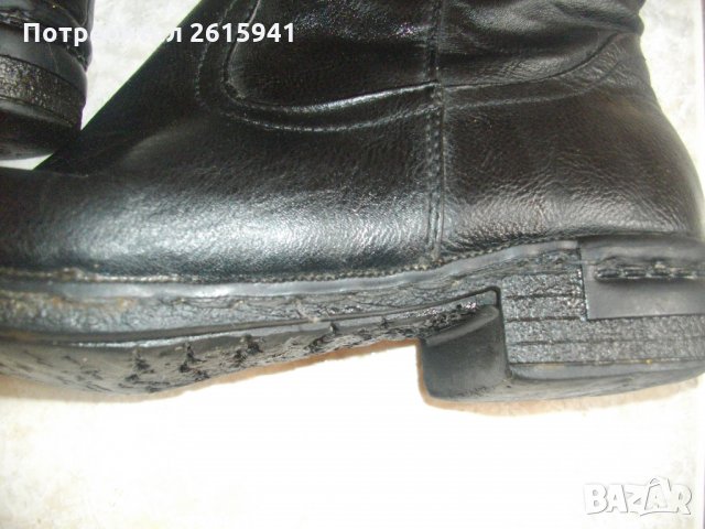 №37-Дамски Зимни Високи Ботуши-Кожа-С Вълна Вътре-Български-Ползвани-LEMAX, снимка 8 - Дамски ботуши - 35567173