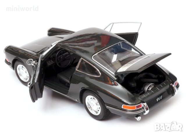 Porsche 911 1964 - мащаб 1:24 WELLY моделът е нов в кутия, снимка 3 - Колекции - 42703843