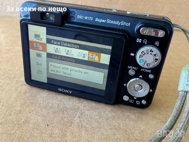 Цифров фотоапарат Sony Cybershot DSC-W170 , Sony DSC-W170 , 10.1mp, снимка 9 - Фотоапарати - 51819511