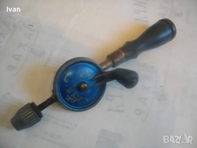 ФРГ ЗАПАДНОГЕРМАНСКИ МАТКАП МАЛКА МИНИ ДРЕЛКА БОРМАШИНА С АЛУМИНИЕВ ПАТРОННИК ф8мм СТАРО КАЧЕСТВО