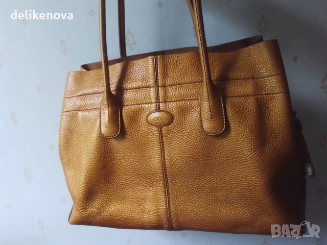 Tod's. Original.  Голям модел кожена чанта, снимка 2 - Чанти - 37197407