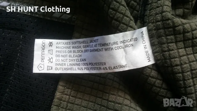 PENTAGON ARTAXES TACTICAL Storm Tex Jacket Softshell размер XL тактическо яке - 2967, снимка 18 - Екипировка - 56299271