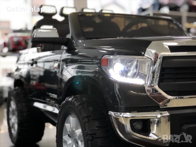 Акумулаторен джип TOYOTA Tundra 12V, лицензиран, с меки гуми, кожена седалка, снимка 12 - Детски велосипеди, триколки и коли - 37661766