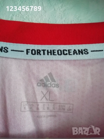 Real Madrid Adidas 2018/2019 оригинална нова тениска фланелка трети екип Реал Мадрид XL Parley, снимка 6 - Тениски - 51528341