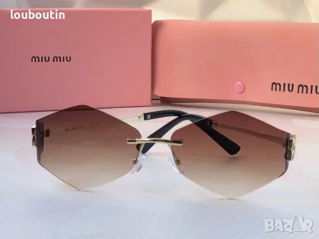 Miu 2024 дамски слънчеви очила осмоъгълник ромб 4 цвята, снимка 17 - Слънчеви и диоптрични очила - 48002083