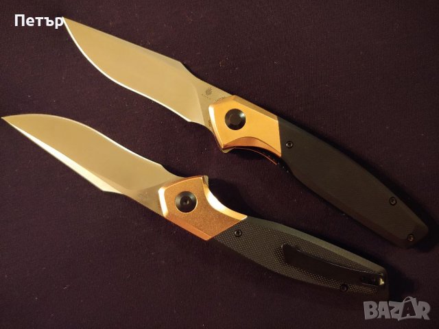 Kizer Grazioso - страхотен флипер с N690, Copper и G10 , снимка 6 - Ножове - 38185924