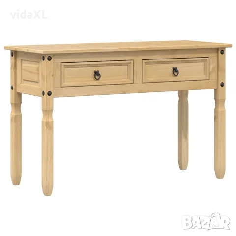 vidaXL Конзолна маса "Corona" 115x46x73 см борово дърво масив