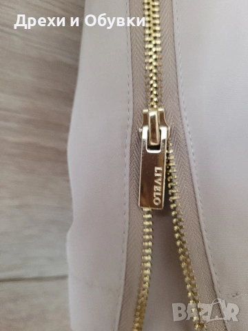 Бежов тренч с ципове LIVELO , снимка 5 - Палта, манта - 51863297