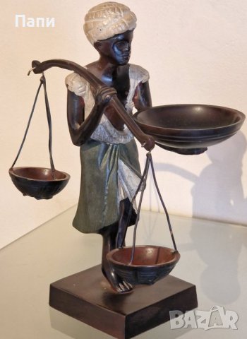 Бронзова винтидж скулптура от средата на 20-ти век, снимка 8 - Антикварни и старинни предмети - 42753649