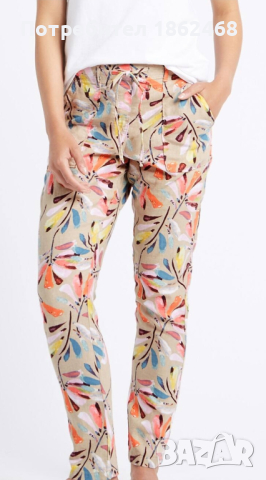 M&S многоцветен ленен панталон