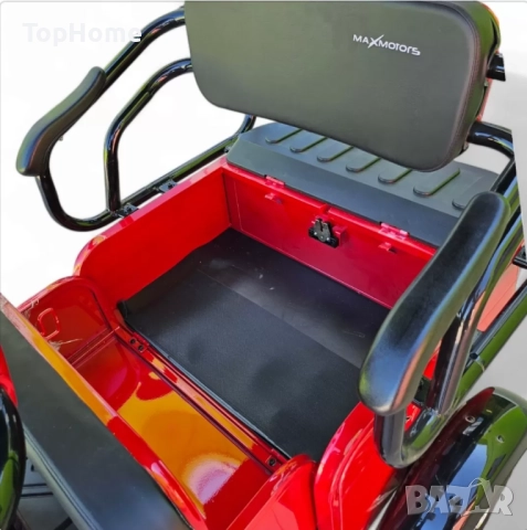  Електрическа Триколка С Покрив и камера за задно виждане, снимка 9 - Мотоциклети и мототехника - 41941508