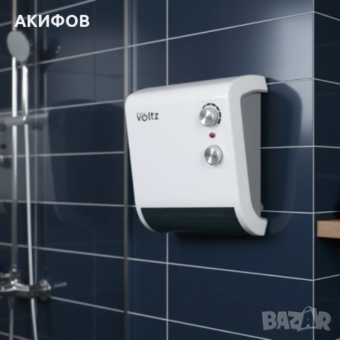 Отоплителна печка за баня Voltz OV51970J – 2000W, вентилатор, водоустойчива