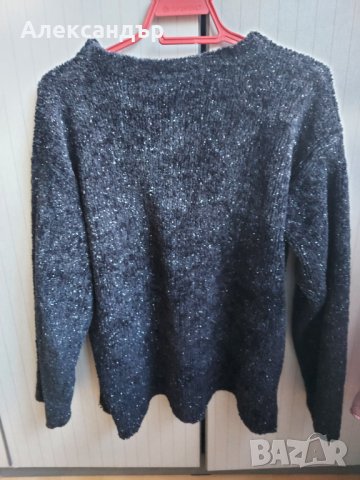 Продавам черен пуловер, снимка 3 - Блузи с дълъг ръкав и пуловери - 35486033