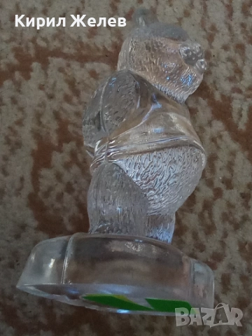 Статуетка кристална мече 51710, снимка 2 - Статуетки - 52046761