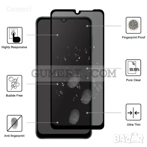Samsung Galaxy A56 Privacy Протектор за Екран, снимка 2 - Фолия, протектори - 50043322