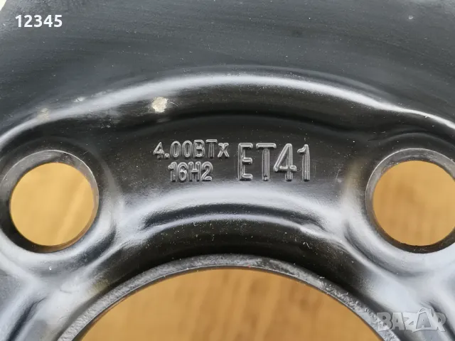 нова патерица 16’’5x110 originalna za opel 16”5х110 оригинална за опел-№95, снимка 10 - Гуми и джанти - 48648015