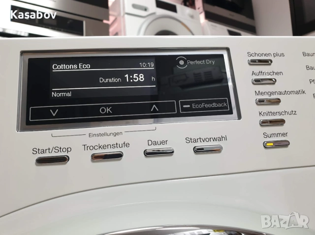 9кг Пара Miele Сушилня с термопомпа Миеле 12м Гаранция, снимка 3 - Сушилни - 54162847