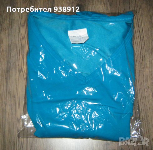 Дамска блуза в синьо, снимка 1 - Блузи с дълъг ръкав и пуловери - 29218134