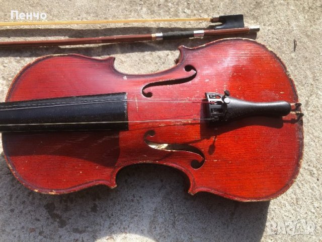 стара цигулка, снимка 4 - Антикварни и старинни предмети - 44176136