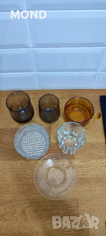 Стъклен комплект - лот, снимка 3 - Чаши - 52865809