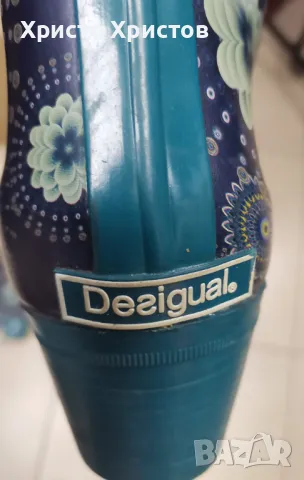 Дамски силиконови ботуши Desigual Размер 36, снимка 6 - Дамски ботуши - 48109494