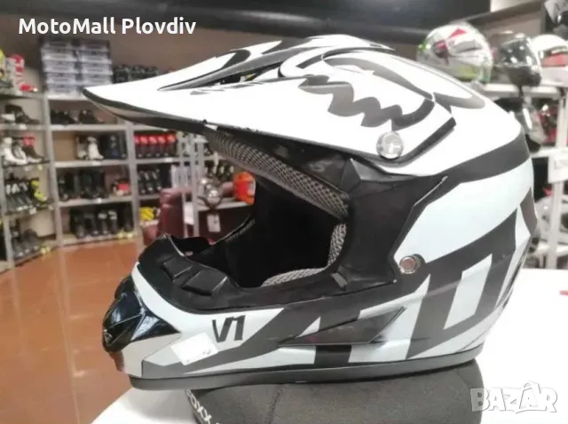 Детска кросова каска Fox мотокрос универсални размери, снимка 5 - Аксесоари и консумативи - 49129554