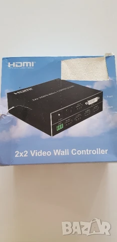 2x2 HDMI Video Wall Controller с 4K вход, 1080P изход, IR Remote & RS232 Контрол