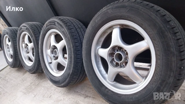 Алуминиеви джанти BORBET 225/60r16C, снимка 2 - Гуми и джанти - 50850882