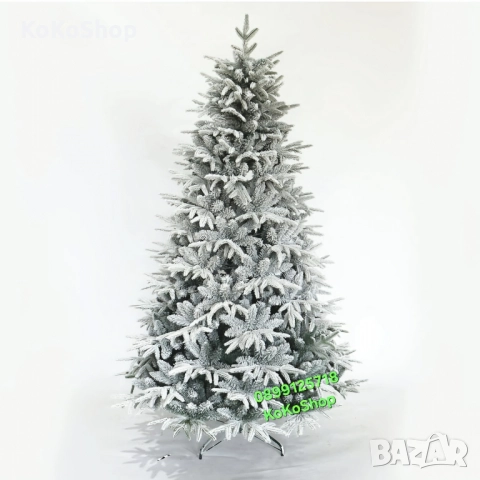Заснежена елха с 3D клони/луксозна елха/ Коледна елха/луксозна елха със заснежени клончета