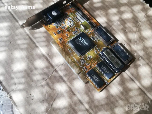 Видео карта S3 Super Trio64V+ Aristo 2MB PCI, снимка 4 - Видеокарти - 48093026