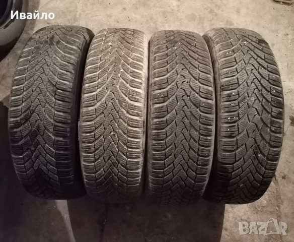 Продавам 4 броя Зимни гуми 195.65.15 на 1 сезон дот 2019 Контентал 