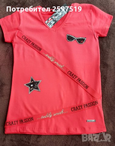 Дамска блуза ръчна декорация., снимка 1