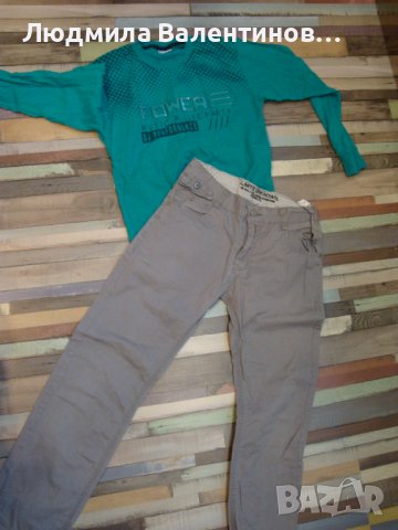 Блуза и панталон 12-13 години, снимка 1 - Детски панталони и дънки - 39876629