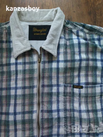 Wrangler Vintage Authentic Western Corduroy Zip Shirt - мъжка връхна риза КАТО НОВА 