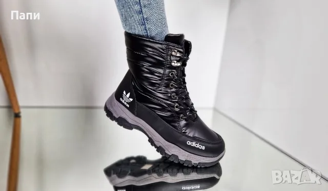 Намаление на дамски зимни боти Adidas с връзки , снимка 3 - Дамски боти - 56138463