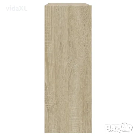 vidaXL Шкаф за обувки, дъб сонома, 60x21x57 см, инженерно дърво, снимка 6 - Шкафове - 56148218