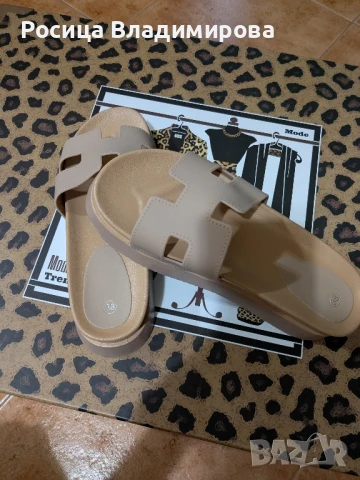 Дамски чехли нови, снимка 6 - Чехли - 51130159