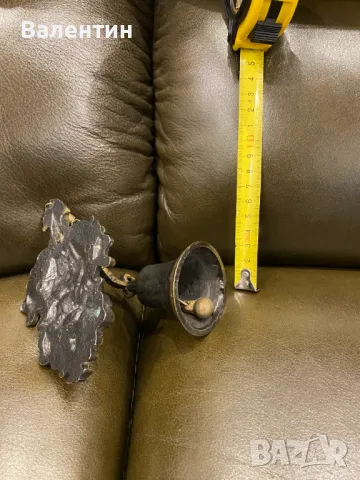 Стар звънец. Бронз. Приятен мелодичен звук., снимка 2 - Антикварни и старинни предмети - 49526616