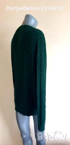 Gant  Cable Cotton / Knit Mens Size 2XL ОРИГИНАЛ! Мъжки Пуловер!, снимка 11 - Пуловери - 52672539