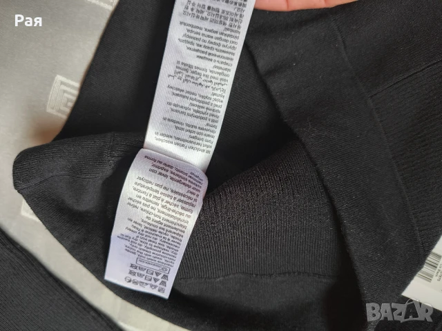 CALVIN KLEIN JEANS Блуза с лиосел с голо рамо, снимка 12 - Блузи с дълъг ръкав и пуловери - 50742175