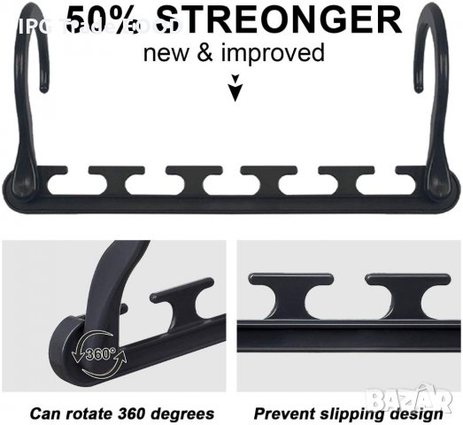 10 бр. закачалки / органайзер за дрехи , снимка 3 - Други стоки за дома - 31308182