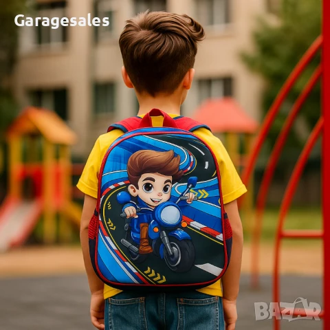 Детски ранички с цветни герои – стил и удобство за училище и игри, снимка 4 - Раници - 51206611