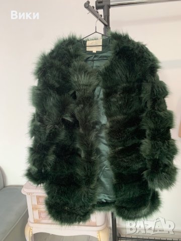 Пухено палто в размер S, снимка 6 - Палта, манта - 44407301
