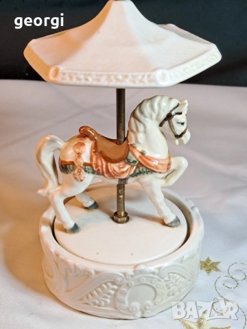 японска порцеланова музикална въртележка , снимка 4 - Колекции - 52433202